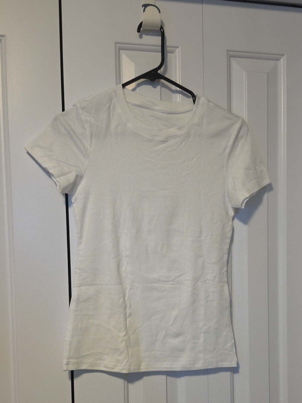 Classic White Crewneck Women's Tee